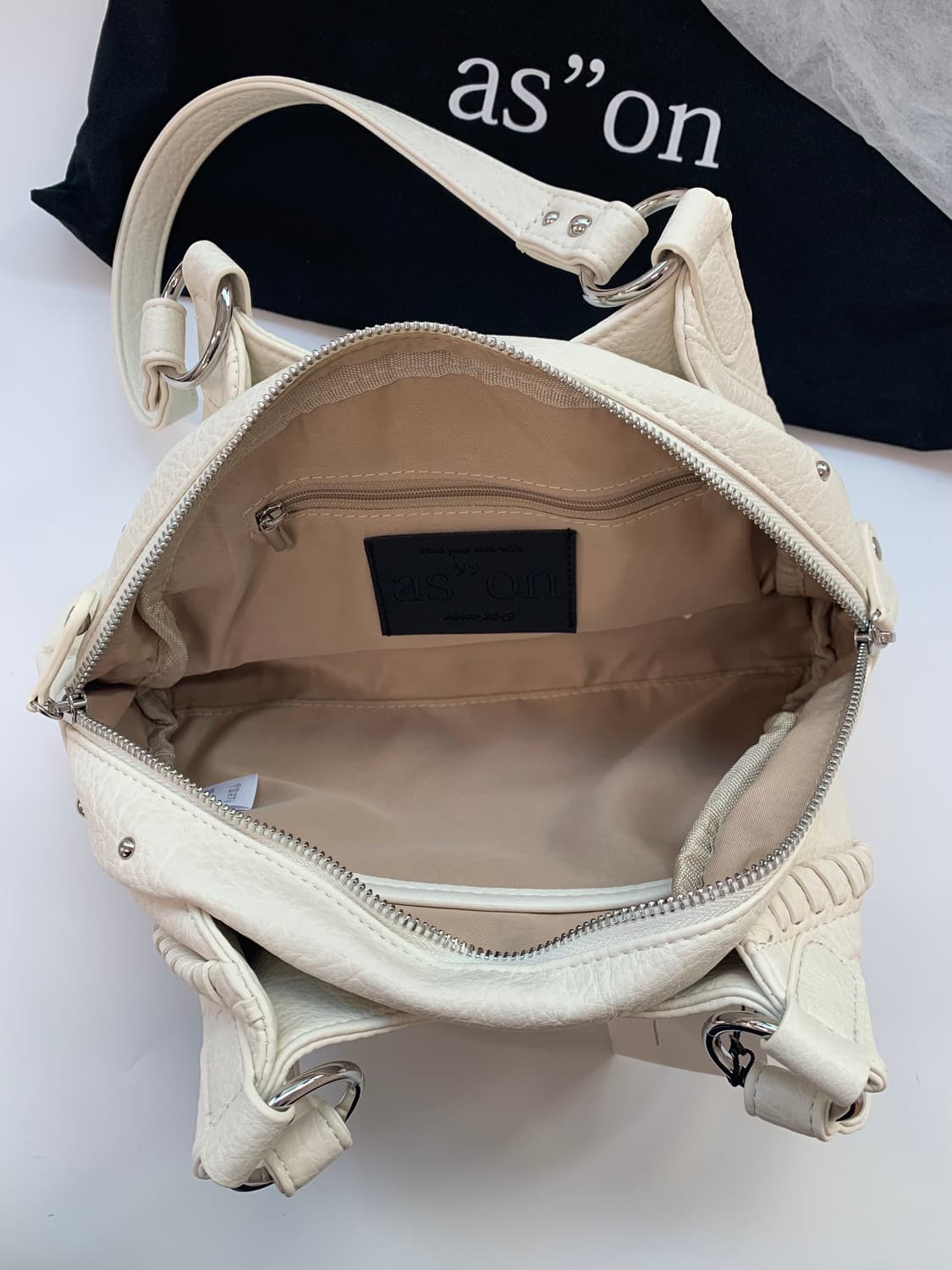 ason BONITA MINI BAG バッグ IVORY ason - bonita mini bag (ivory)