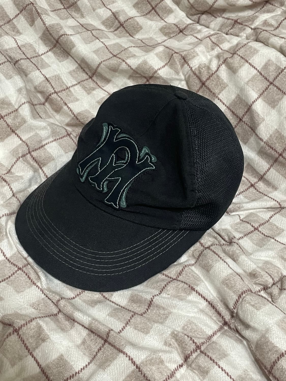 【MPQ】MPQ BIG VISOR CAP (Black mesh) MPQ] BIG VISOR CAP (BLACK MESH) - NICE WEATHER