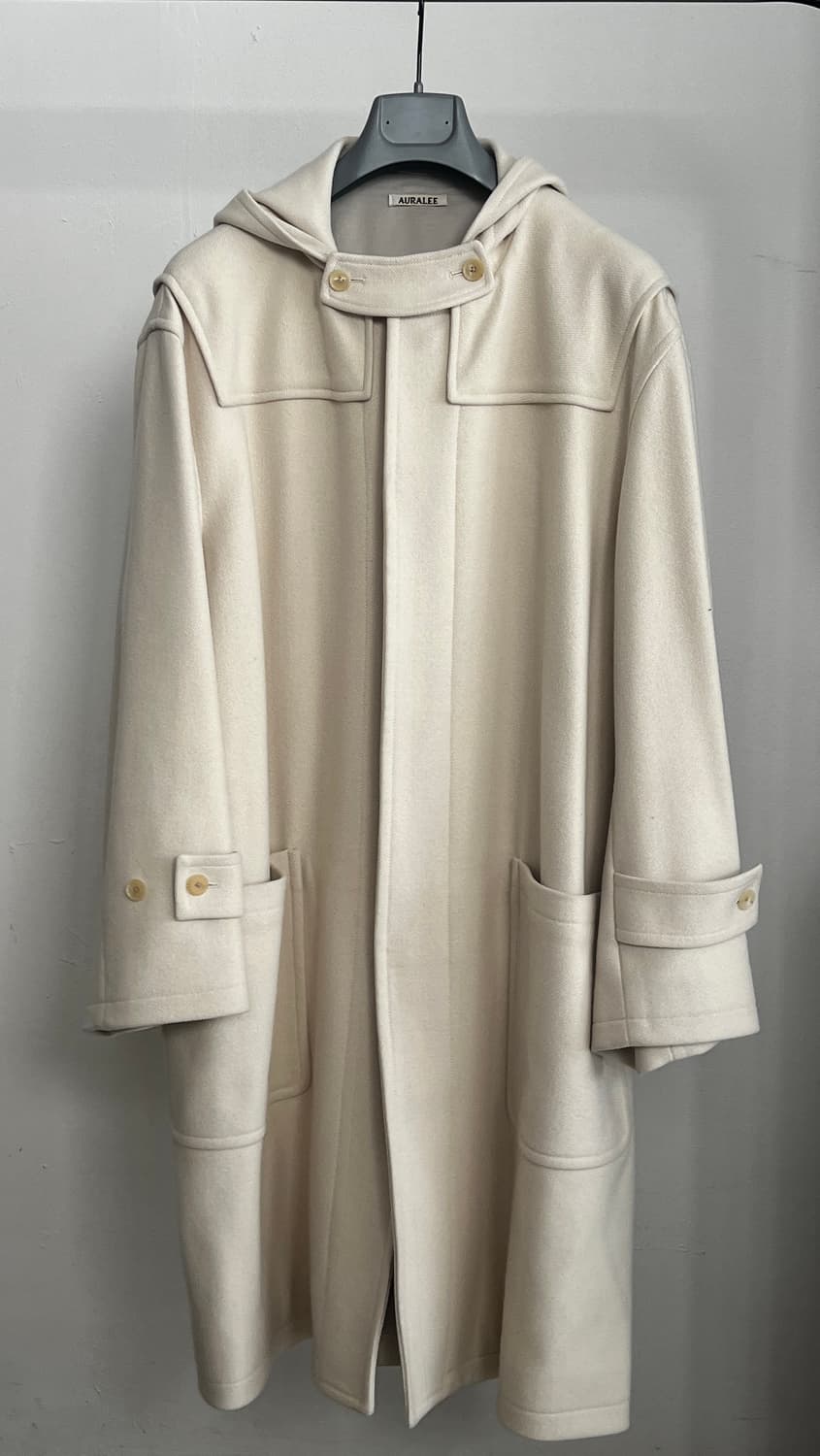 4]Auralee 2019AW Wool Silk Duffle Coat | 후루츠패밀리