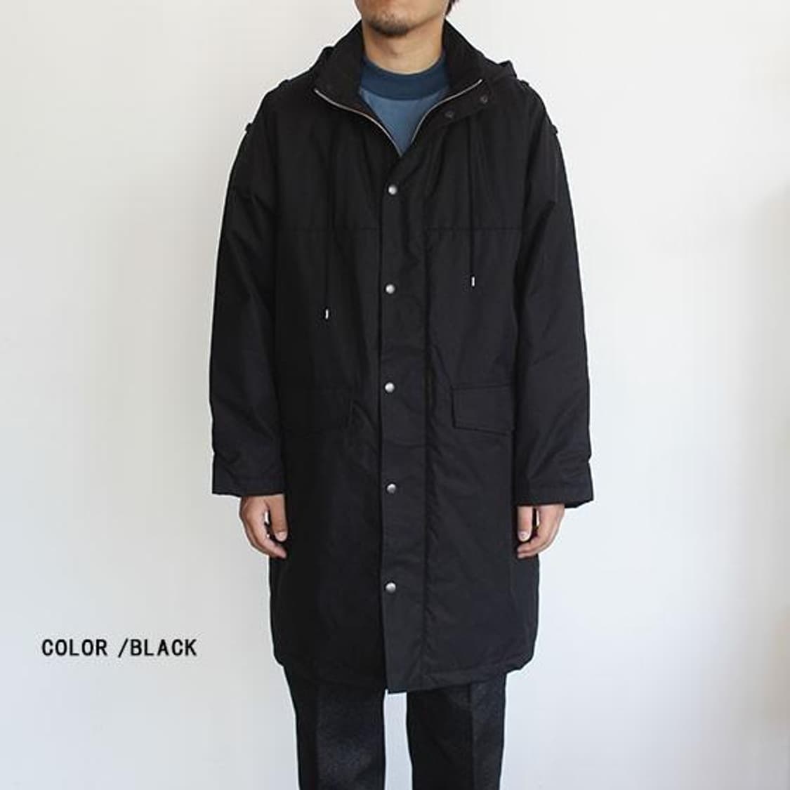AURALEE FINX NYLON BATTING HOODED COAT | 후루츠패밀리