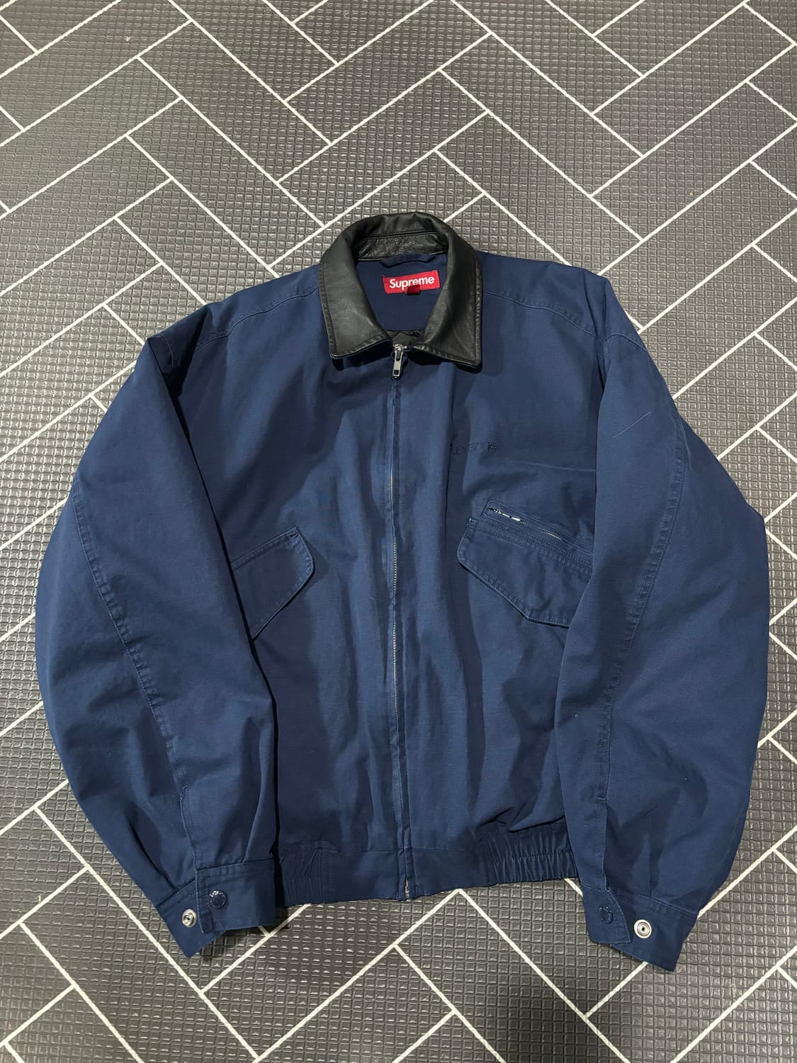 o*a様 Supreme Leather Collar Utility Jack Supreme Leather Collar