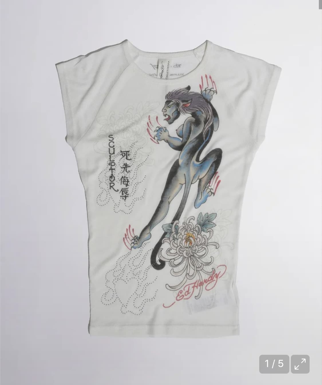 Sculptor X Ed Hardy] Devil Raglan Tee | 후루츠패밀리