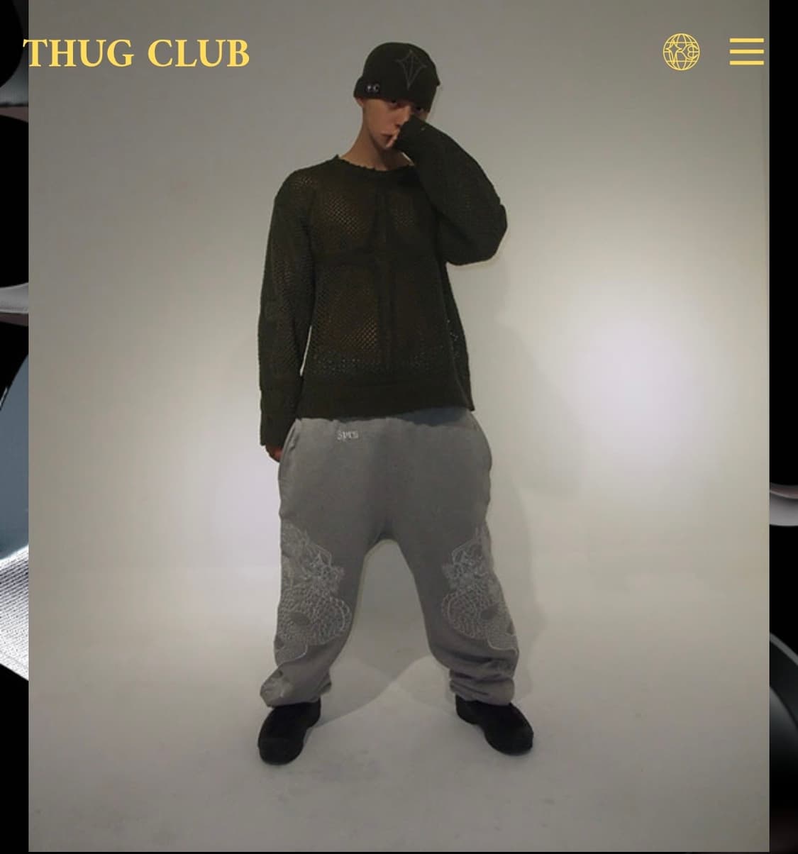 Thug club tribal net knit 떠그클럽 트라이벌 넷 니트 | 후루츠