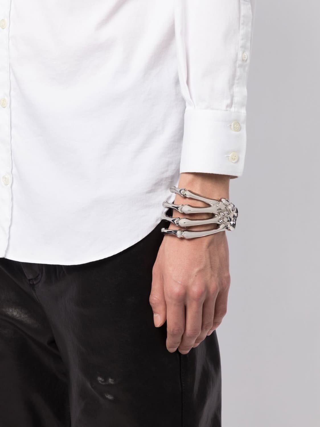 アクセサリー Raf Simons Silver Skeleton Hand Bracelet Raf Simons Silver Skeleton Hand Bracelet