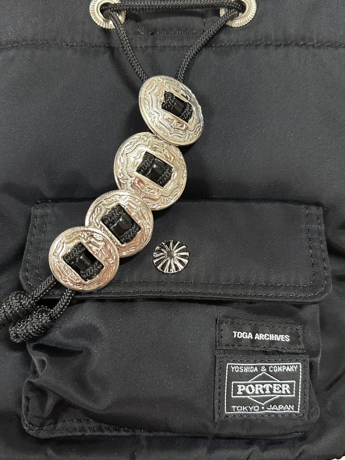 TOGA X PORTER STRING BAG Black / 토가 X 포터 | 후루츠패밀리