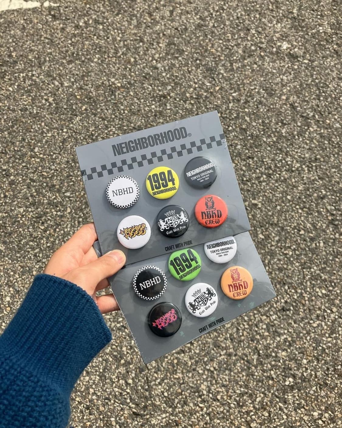 NEIGHBORHOOD pin button set | 후루츠패밀리