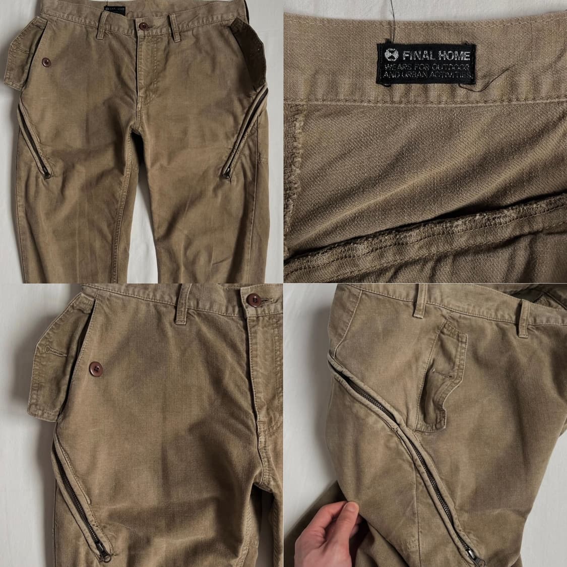 FINAL HOME Back Zip Gimmick Pants | 후루츠패밀리