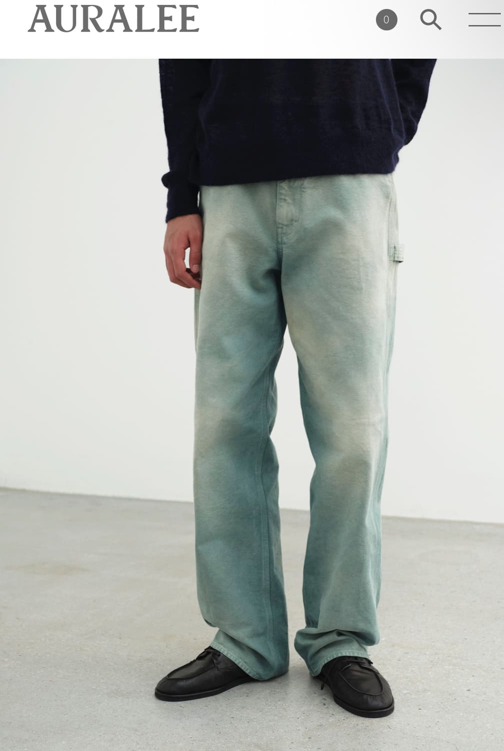 パンツ AURALEE 25SS ORGANIC COTTON DUCK PANTS 4 パンツ 25ss 4 AURALEE ORGANIC COTTON DUCK PANTS auralee 25ss