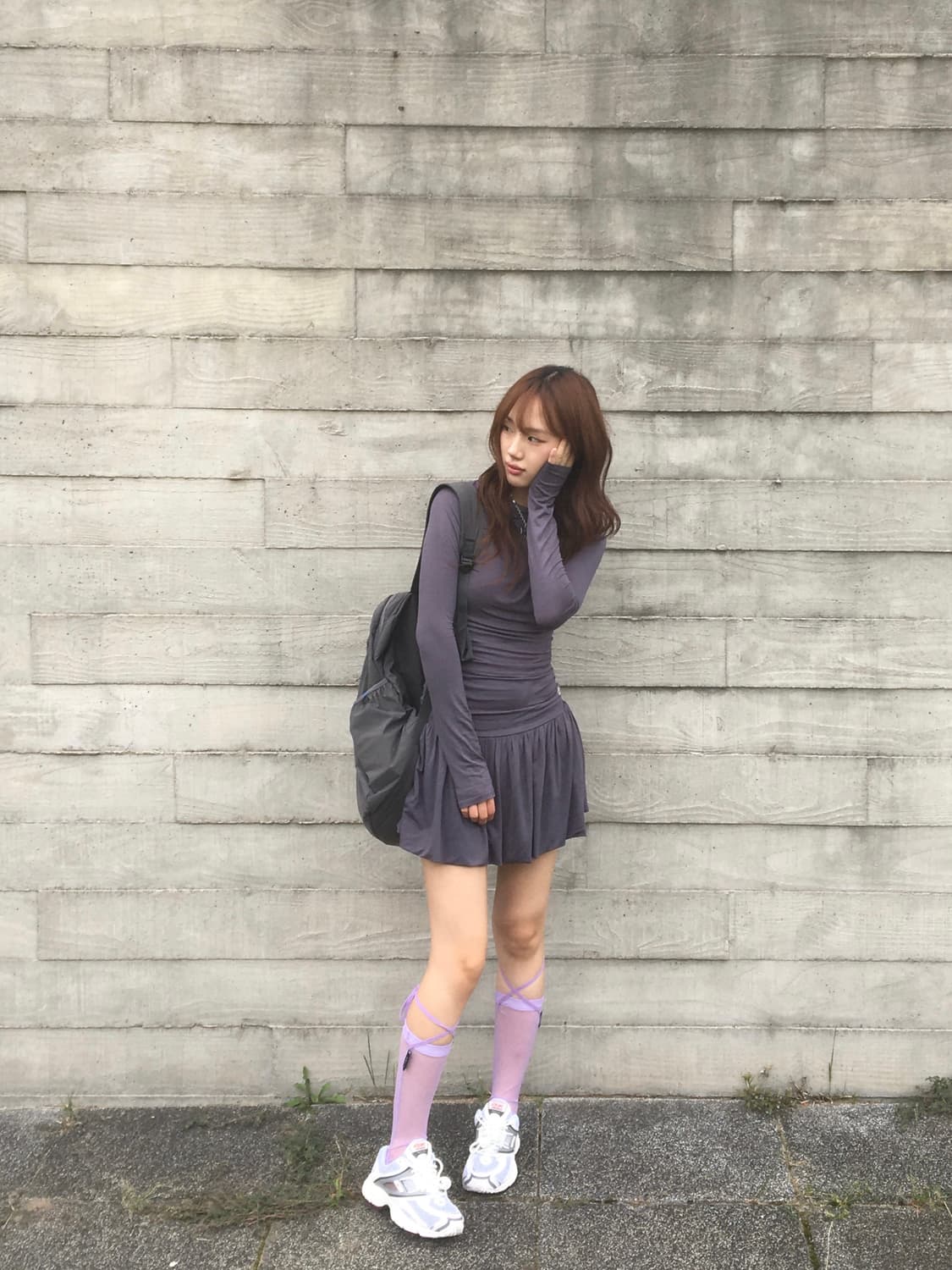 코이세이오 DRAPING DRESS BLUE GREY | 후루츠패밀리