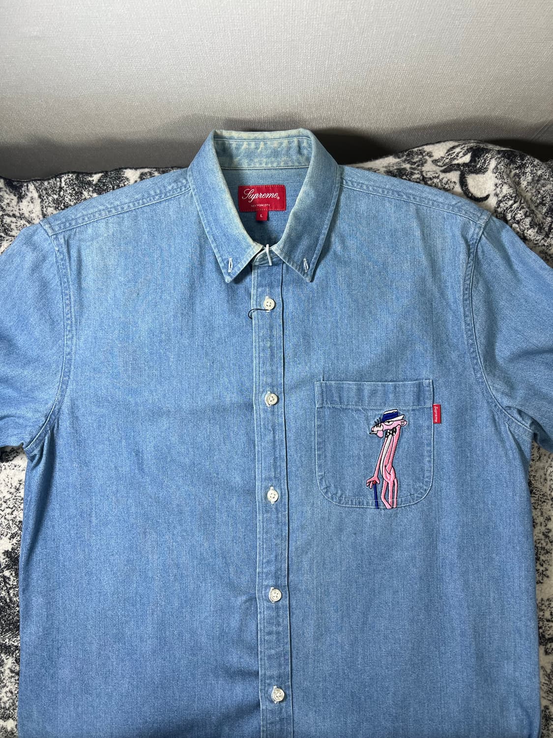 Supreme Pinkpanther Denim Shirt / ピンクパンサー デニム