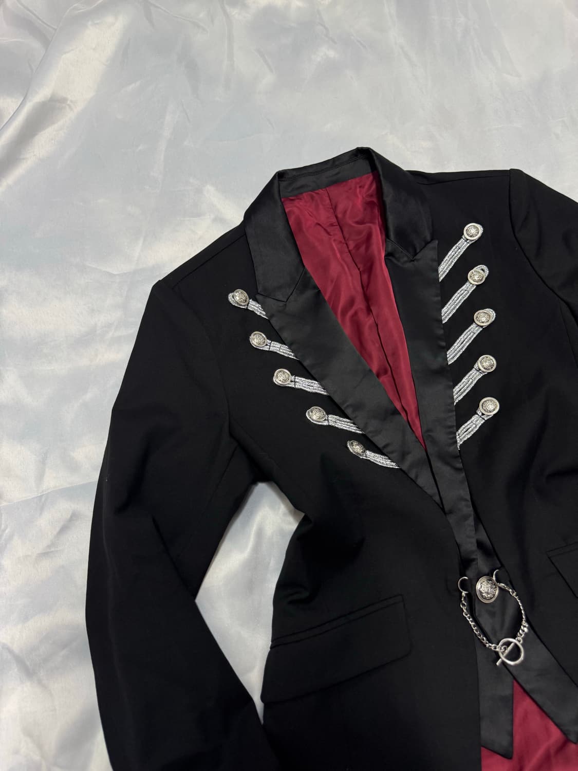 ジャケット・アウター CIVARIZE Fake layered Napoleon jacket 楽天市場】CIVARIZE CIVARIZEMidair6分袖フェイクレイヤード