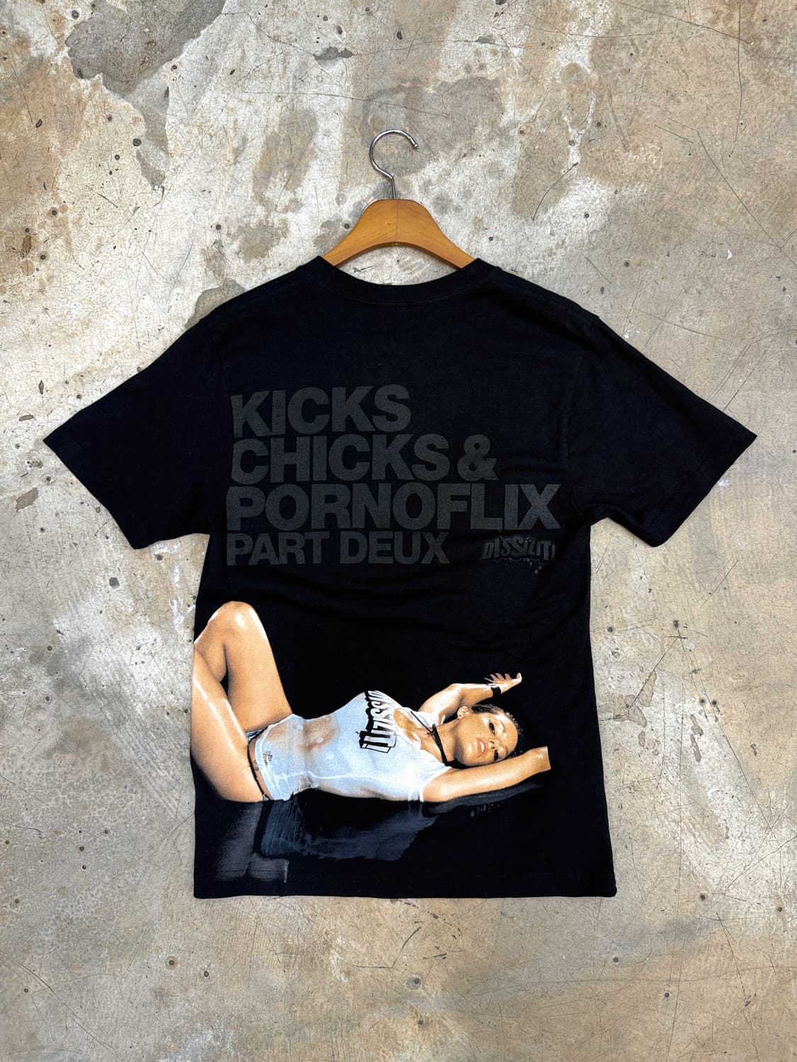 DISSIZIT ディスイズイット KATE MOSS ケイトモス Tシャツ L DISSIZIT