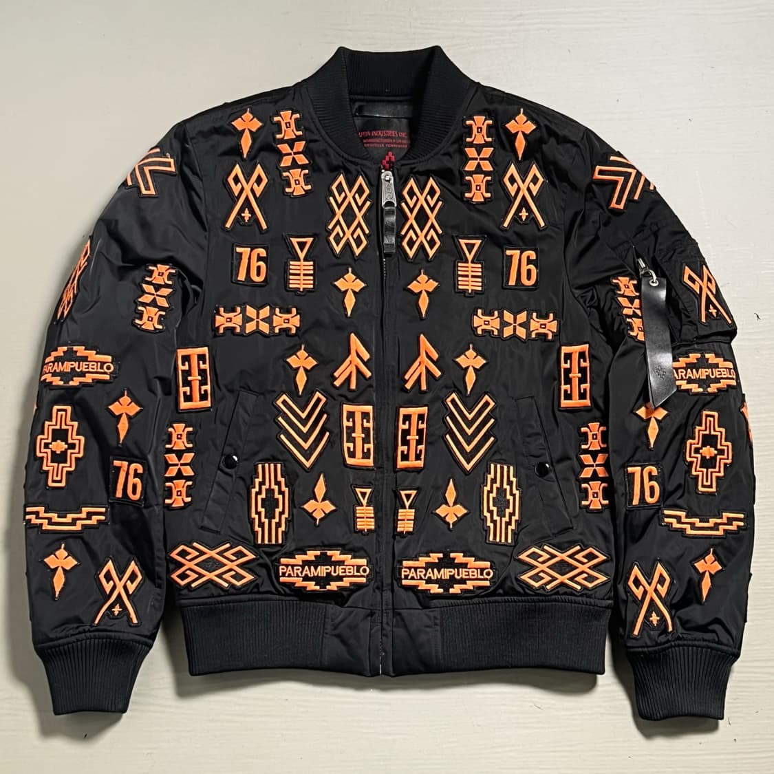 Marcelo Burlon Bomber Alpha Industries Rosso Alpha Marcelo Burlon Ma-1