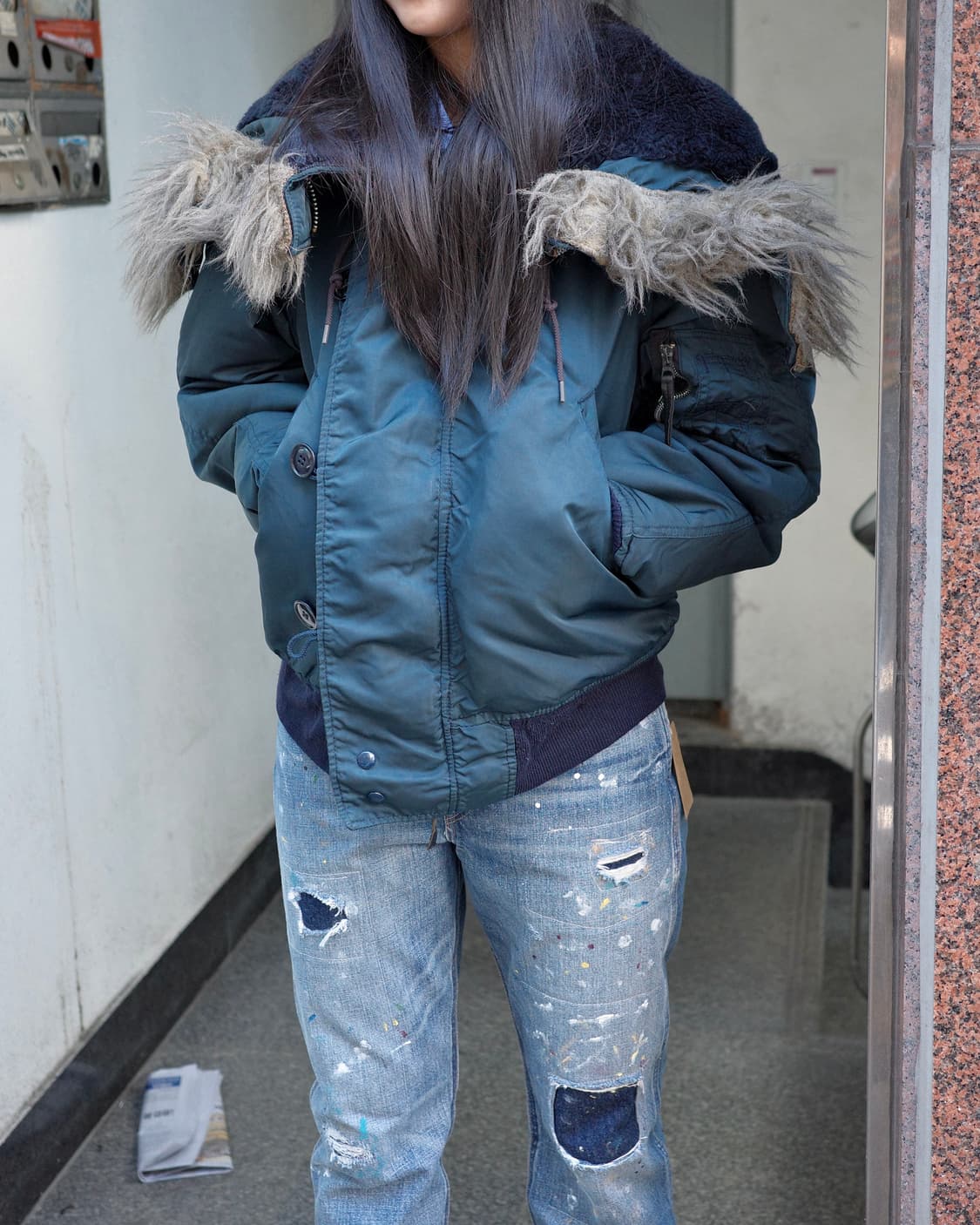 90's Alpha Industries N-2B Flight Jacket | 후루츠패밀리