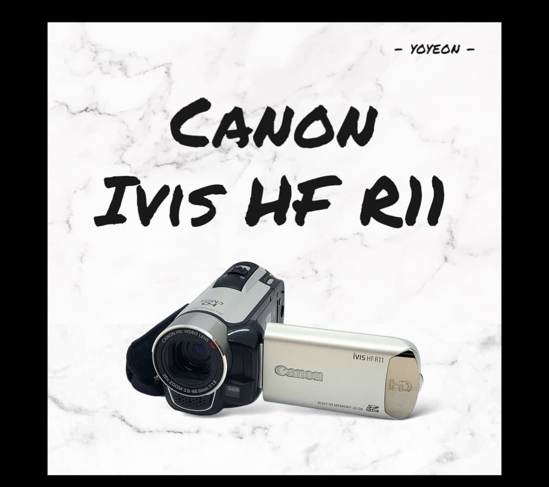 Canon iVIS HFR11 スノーシルバー
