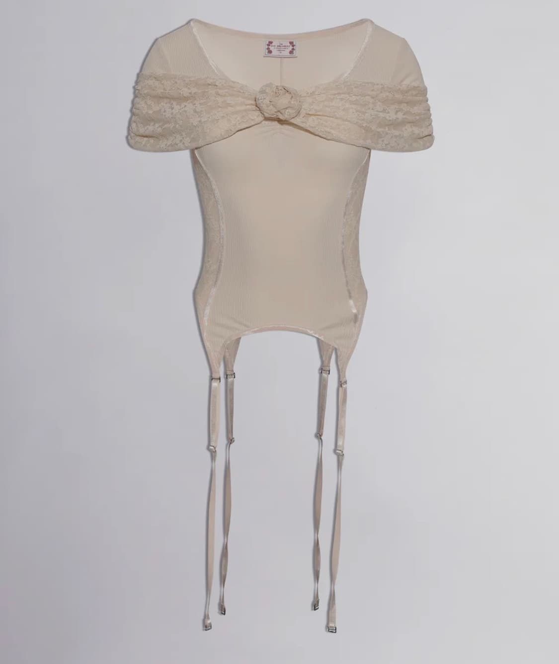 ★SCULPTOR★ Corset U Neck Tee Raw SC24S243IV MUSINSA | SCULPTOR Corset U Neck Tee Raw