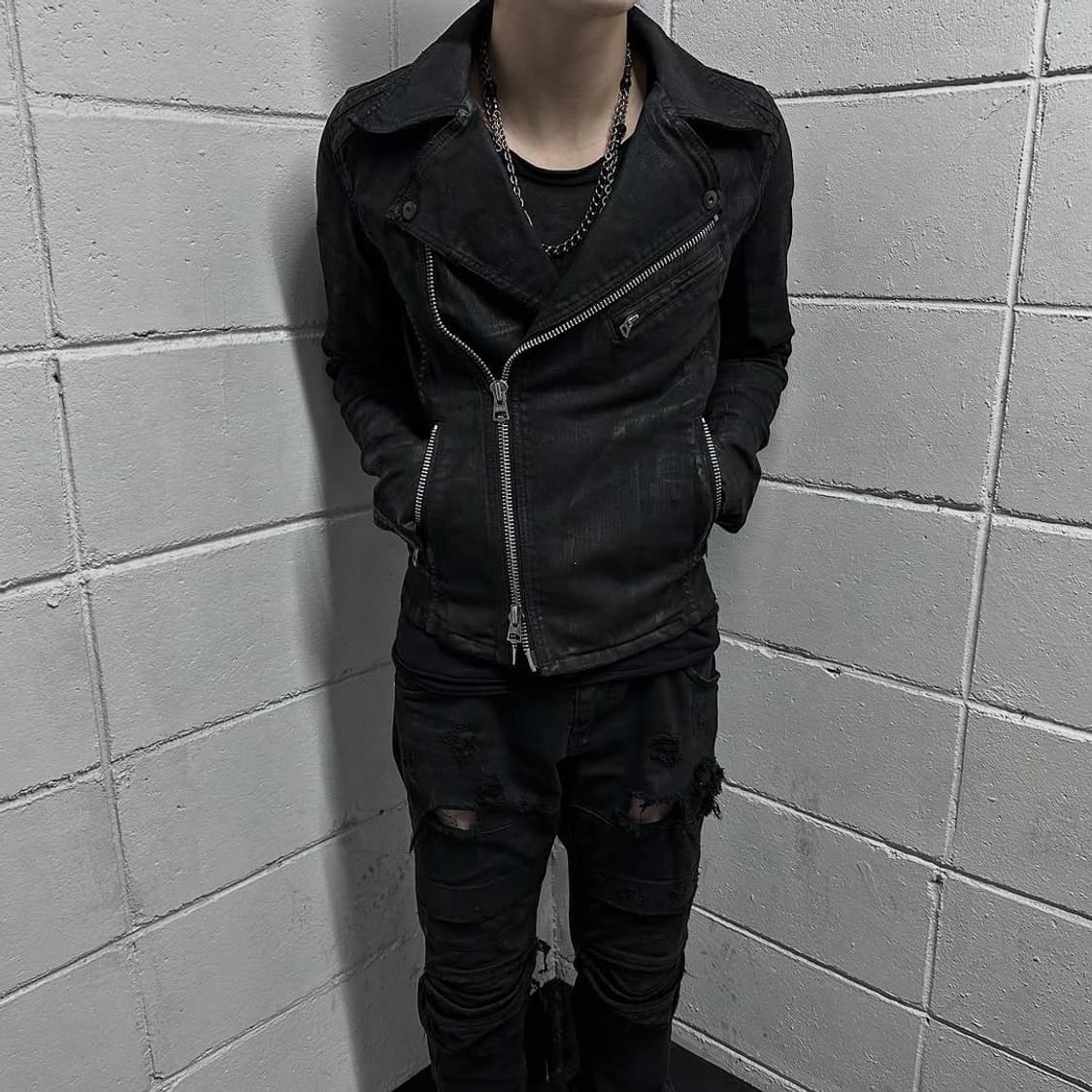 00s civarize fur coated mod coat jacket 00s civarize fur coated