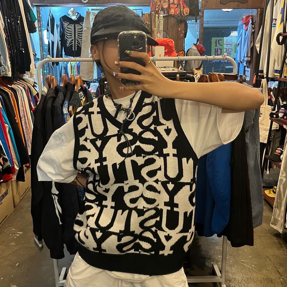 Stüssy Stacked Sweater Vest | 후루츠패밀리