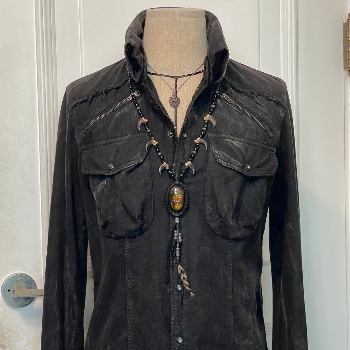 L.G.B.ダークブルー デニムシャツSHIRT-G
