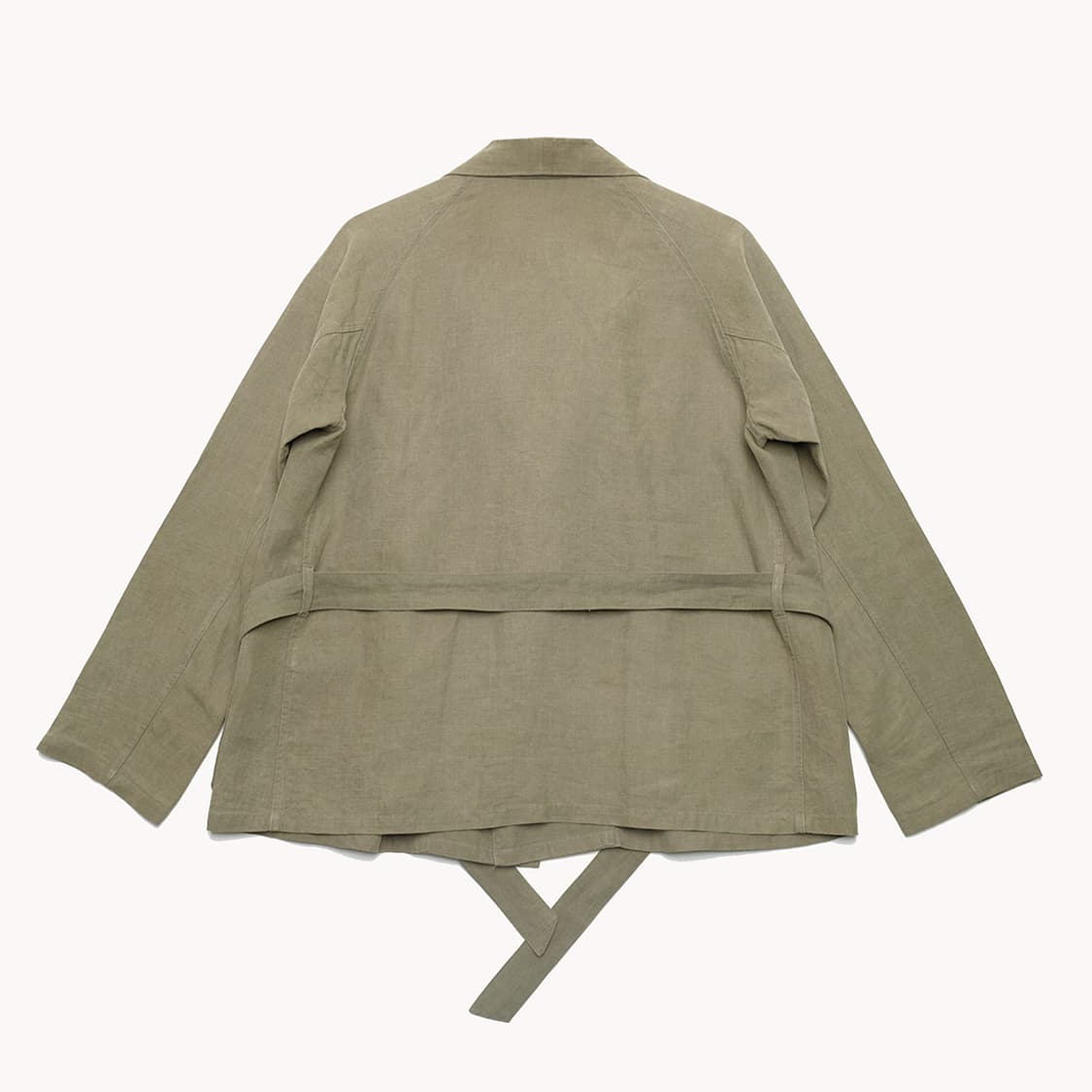 washed linen belted jacket | 후루츠패밀리