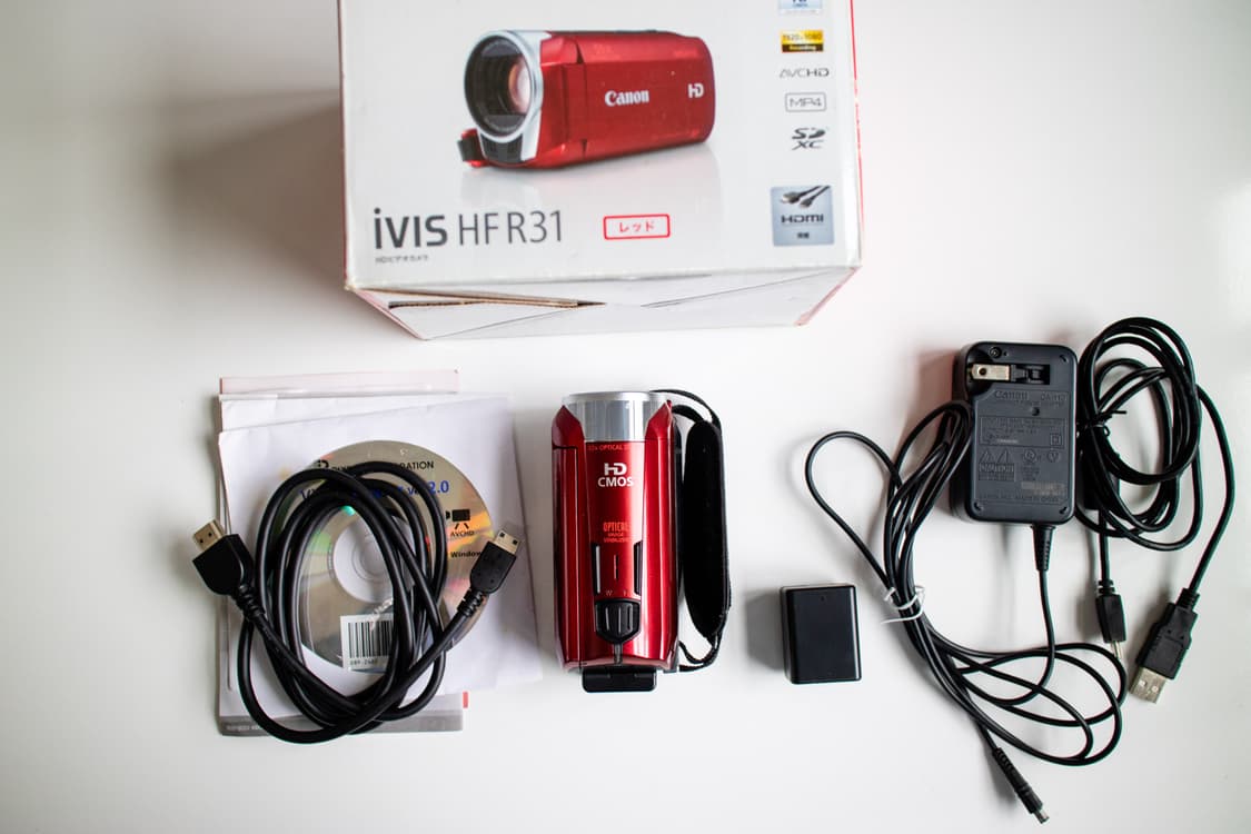 Canon Ivis HF R31 / 빈티지 디지털 캠코더 | 후루츠패밀리