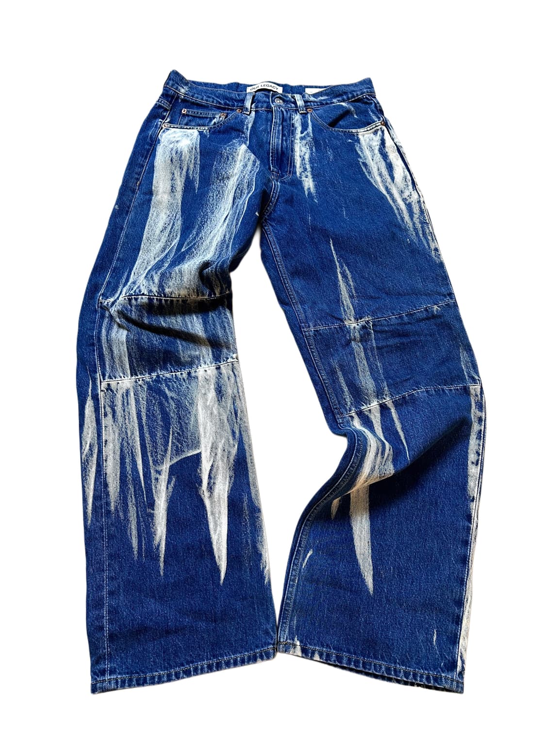 OUR LEGACY Full cut 32 24fw Our Legacy Bleached Third Cut Denim