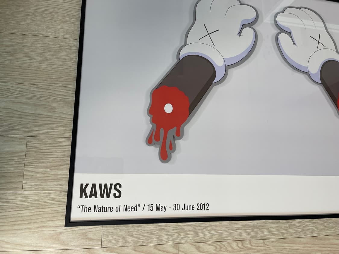KAWS カウズ The Nature Of Need 2012年 特大ポスター