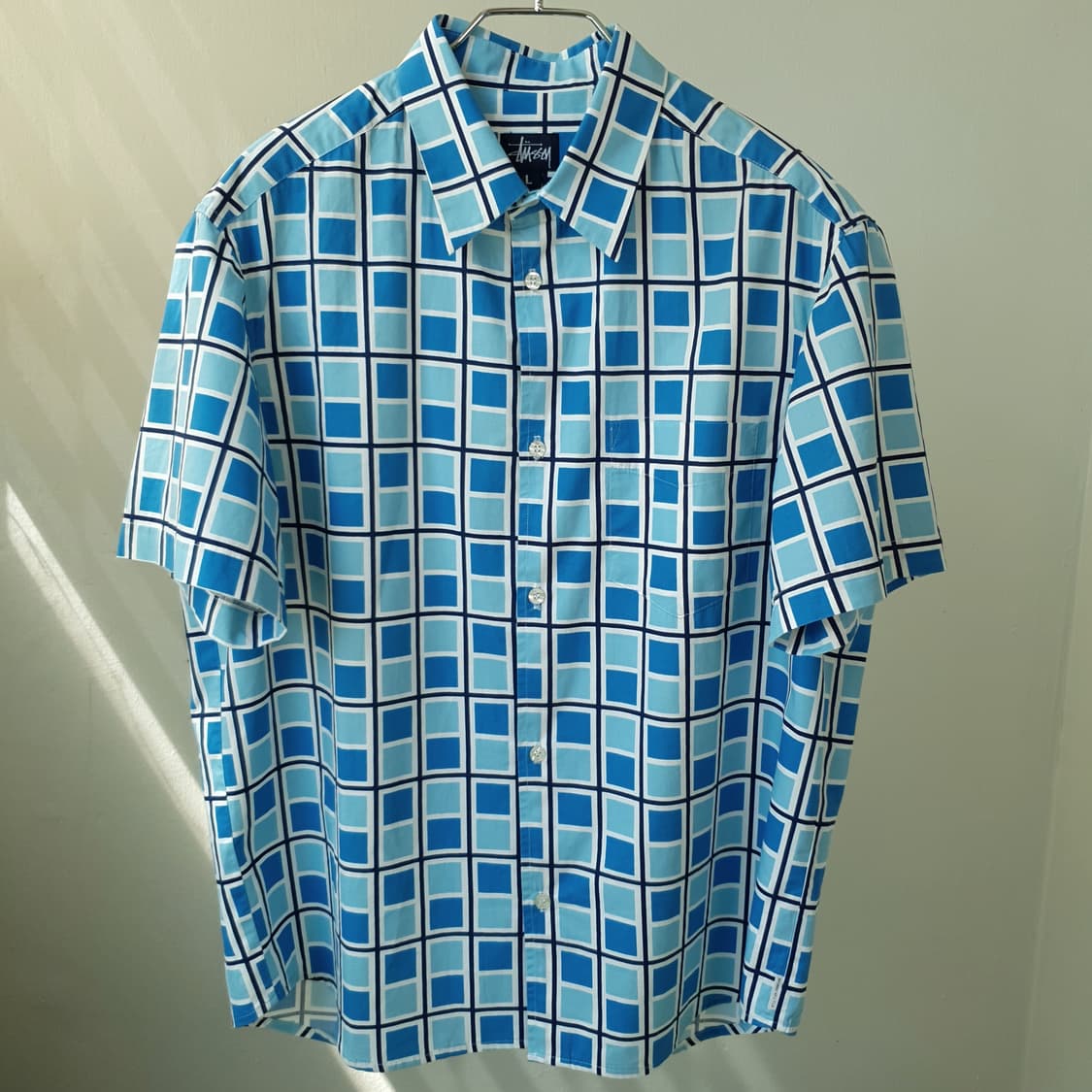 90s STUSSY check shirts | 후루츠패밀리