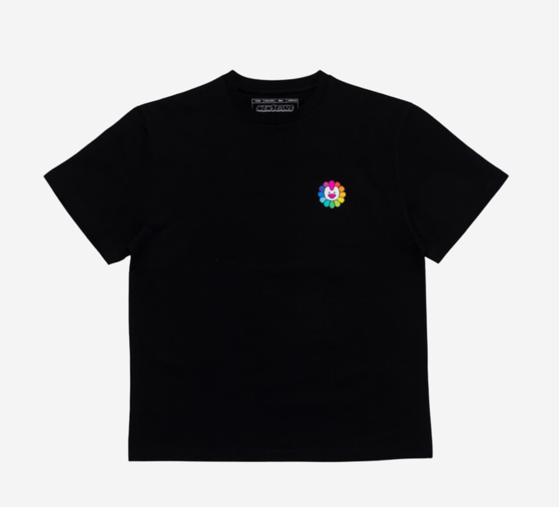 뉴진스 x 무라카미 버니즈캠프 2024 도쿄 돔 티셔츠 블랙 | 후루츠패밀리