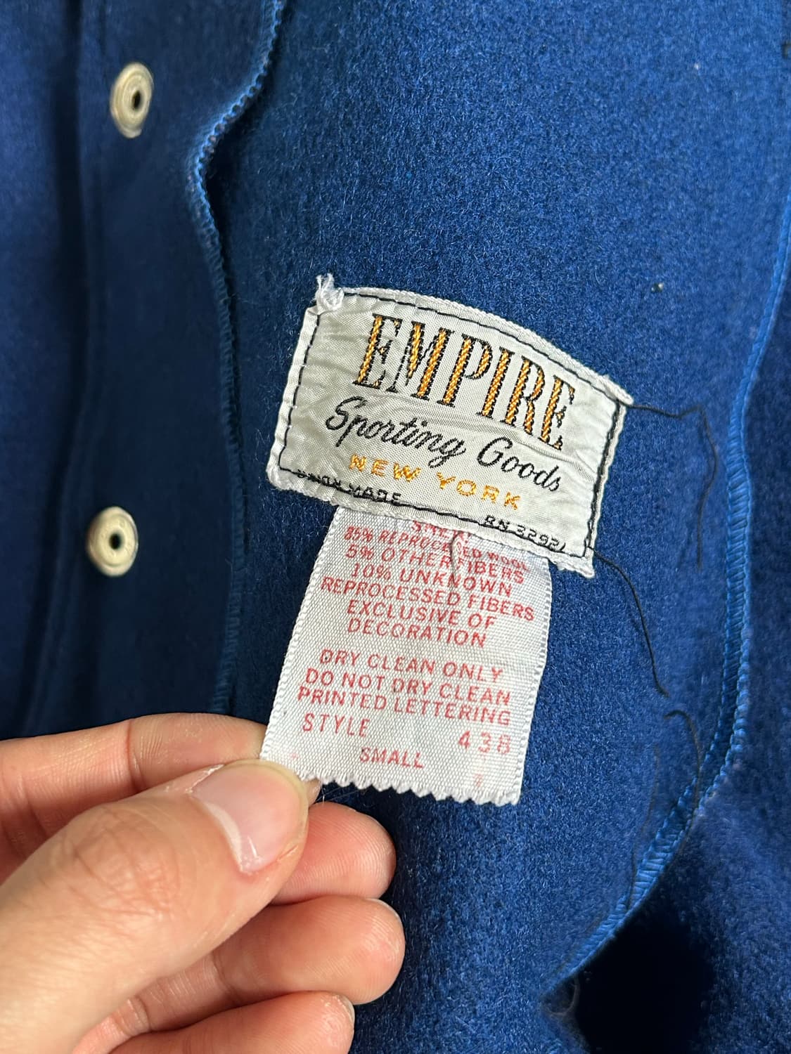 70s〜80s EMPIRE varsity jacket EMPIRE 70's varsity jacket vintage 襟付き