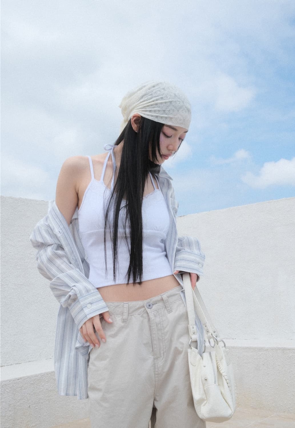 ASON BONITA MINI BAG IVORY | 후루츠패밀리