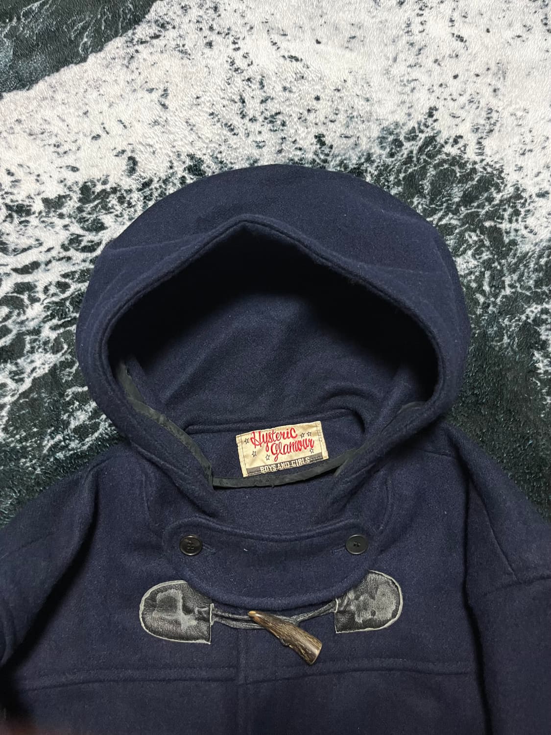 HYSTERIC GLAMOUR ダッフルコート Duffle Coat HYSTERIC GLAMOUR（ヒステリックグラマー）ダッフルコート 青