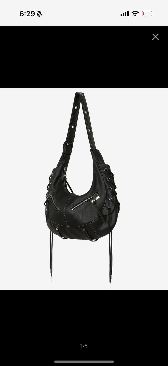 韓国商品/NOTKNOWING Halfmoon Moto Cross Bag 韓国商品/NOTKNOWING Halfmoon Moto Cross Bag (NOT KNOWING