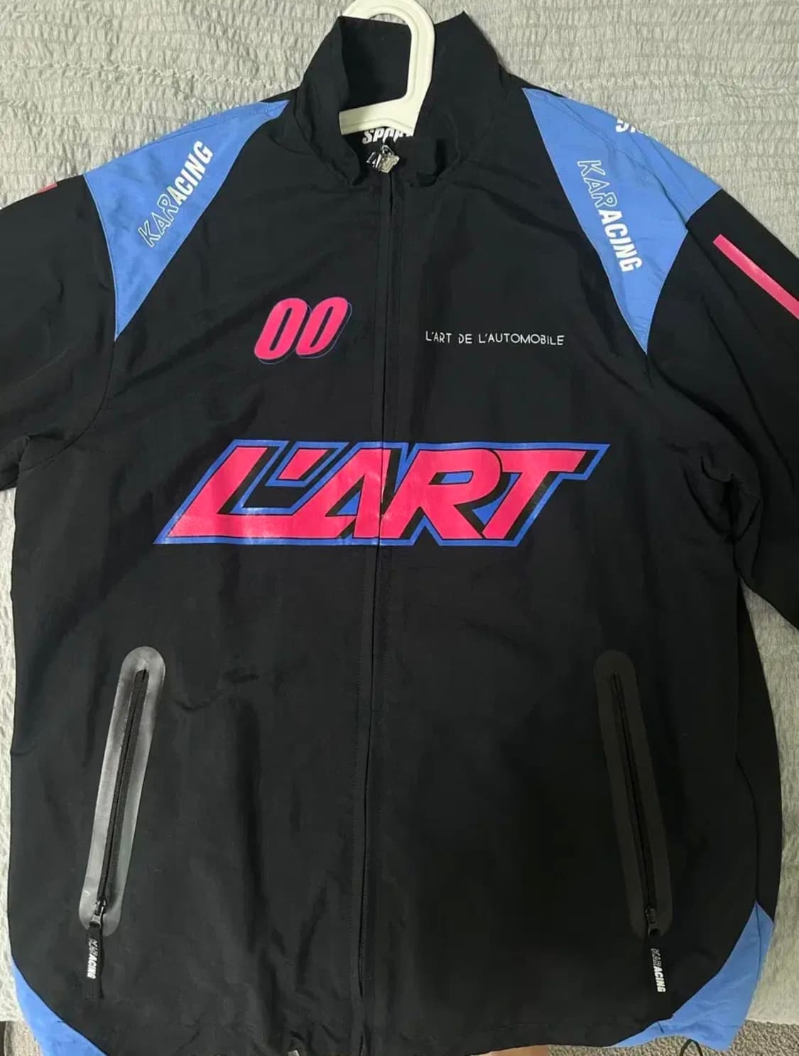 美品　L'ART SPORT PLUS BLACK JACKET L'ART SPORT PLUS BLACK JACKET - KAR / L'ART DE L'AUTOMOBILE