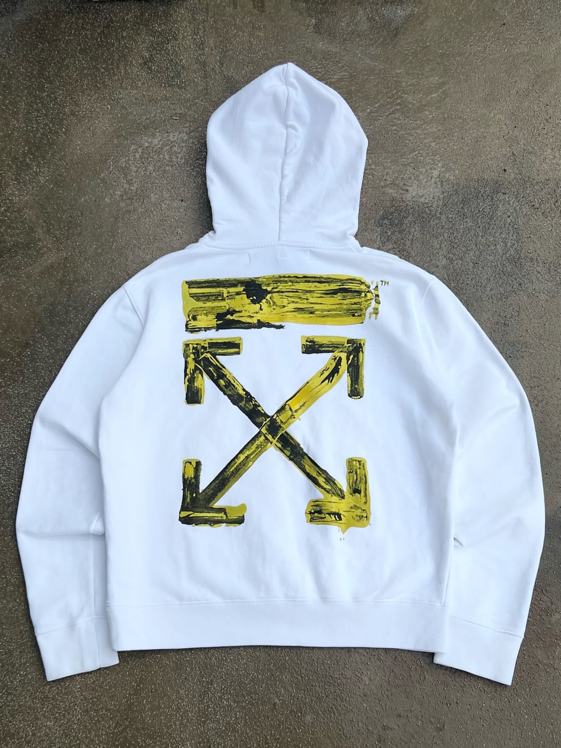 【フーディ】off-white 19aw acrylic arrows Buy Off-White Acrylic Arrows Incomplete Hoodie 'Black