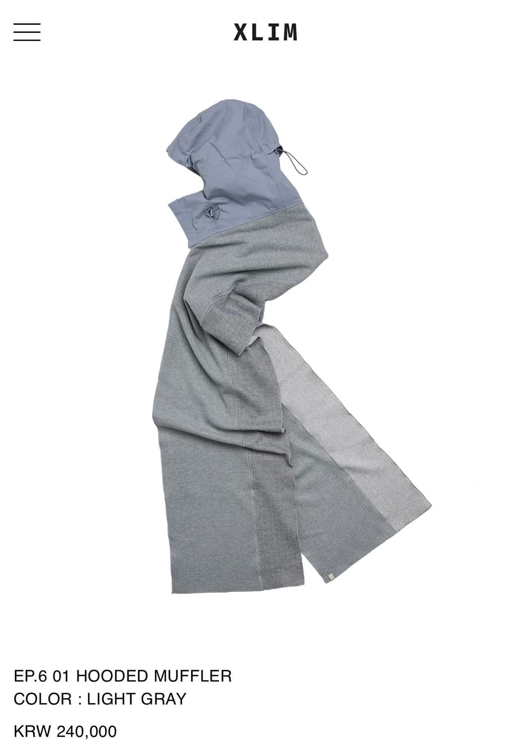 Xlim EP.6 01 HOODED MUFFLER | 후루츠패밀리