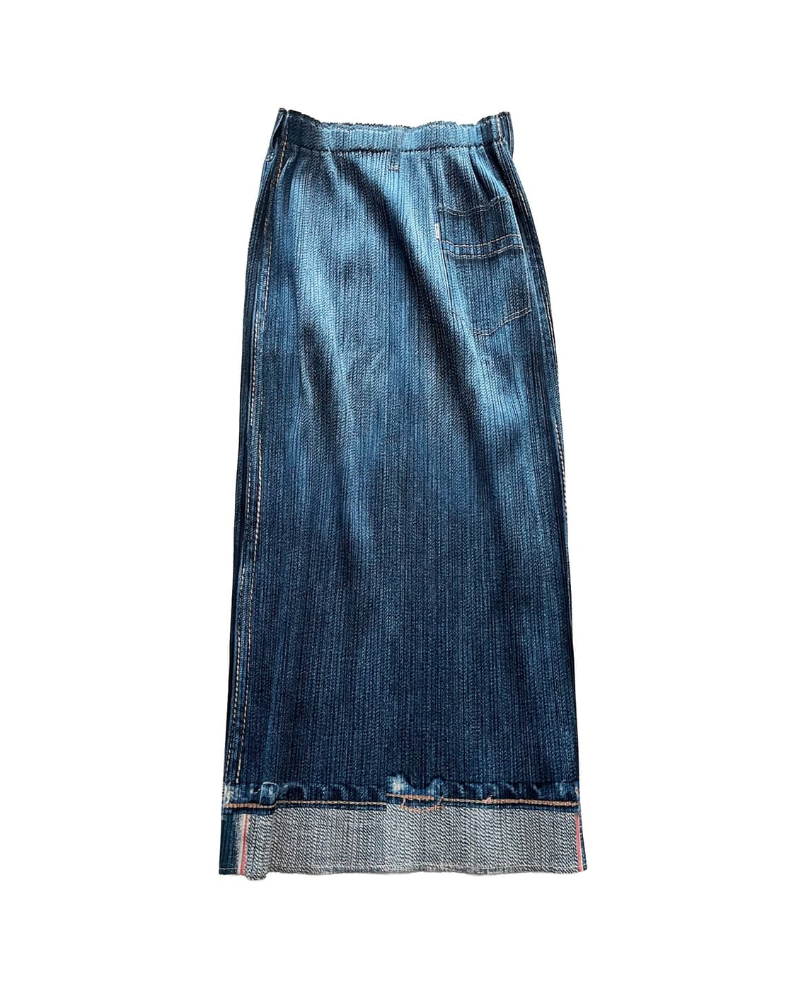 ISSEY MIYAKE PLEATS PLEASE denim skirt | 후루츠패밀리