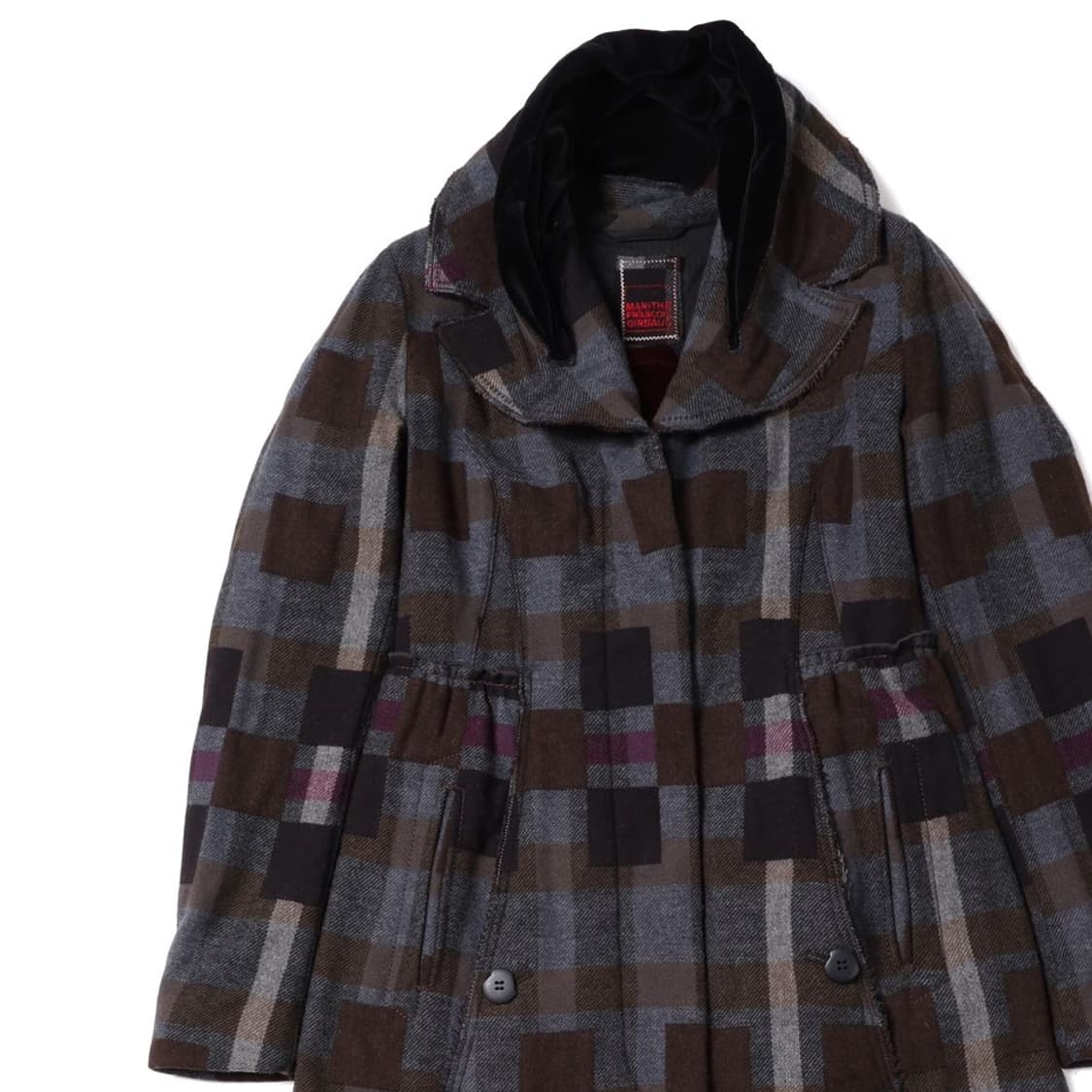 MARITHE + FRANCOIS GIRBAUD チェッククラシカルコート 【公式通販】