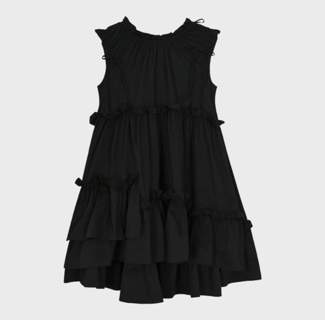 ワンピース [COSMOSS] RIBBON RUFFLE DRESS COSMOSS RIBBON RUFFLE DRESS | 후루츠패밀리