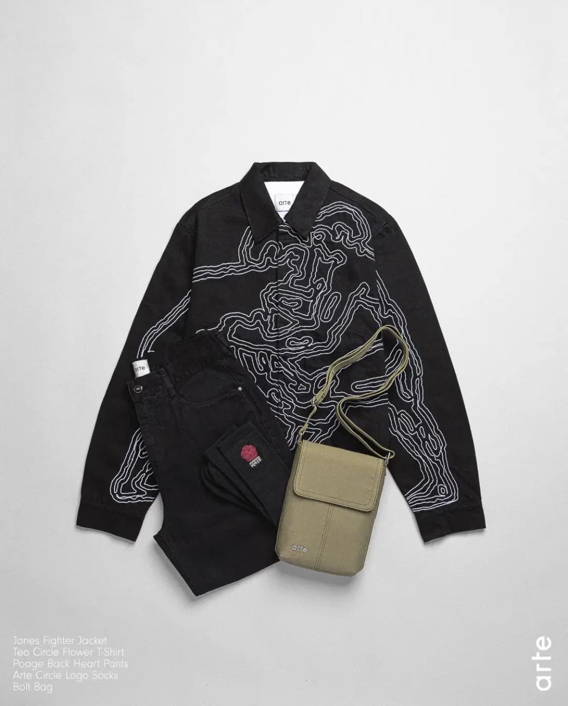 Arte Antwerp Jones Fighter Jacket | 후루츠패밀리