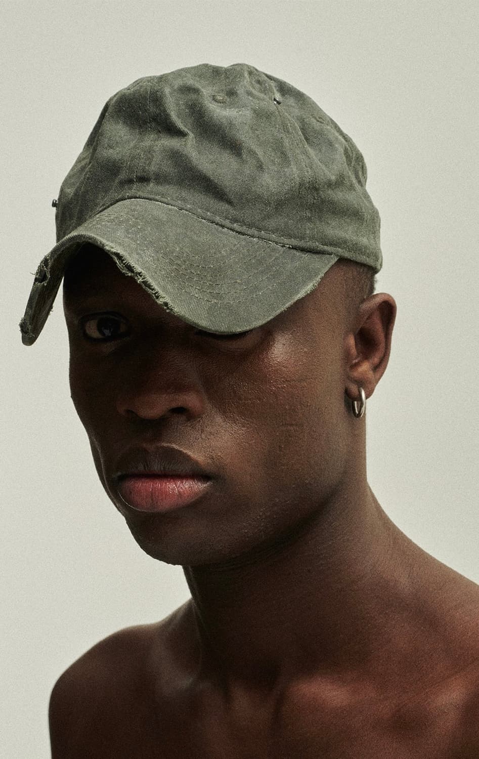 pln oilskin cap grey 오일스킨 캡 | 후루츠패밀리