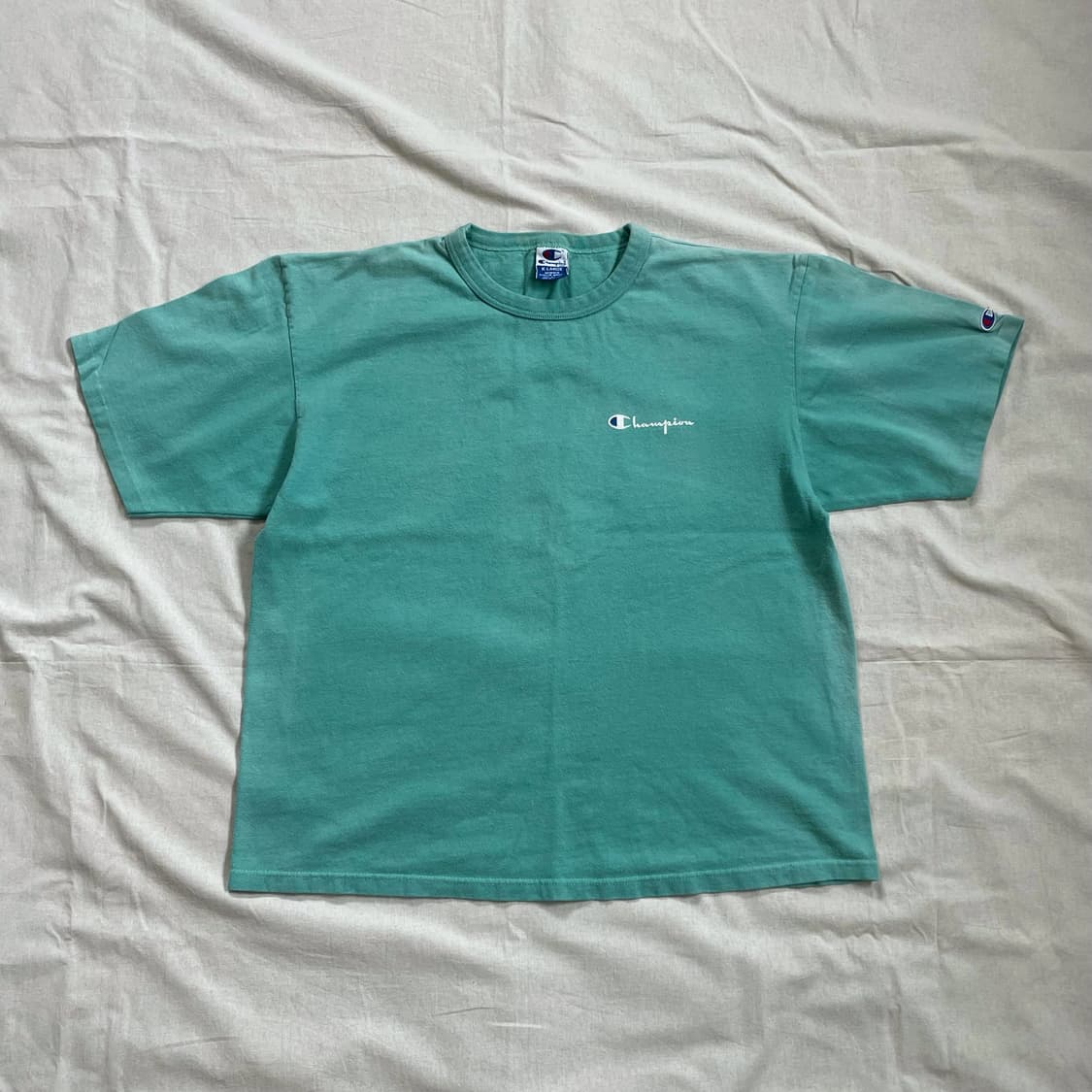 1990's Made In USA Champion Fade T-Shirt | 후루츠패밀리 1990's Made In USA Champion Fade T-Shirt | 후루츠패밀리