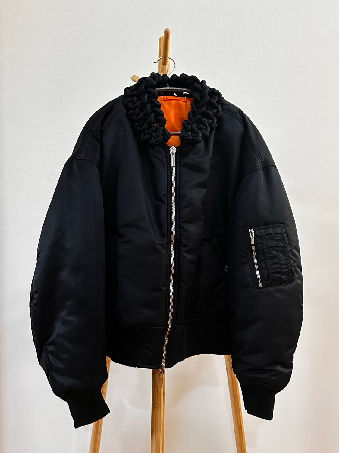 noir kei ninomiya オーガンジー MA-1 ノワールケイニノミヤ ma-1