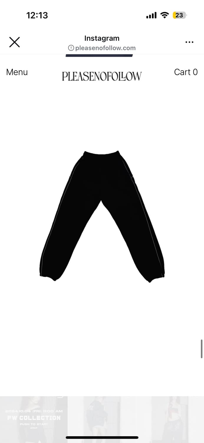 韓国 人気[PLEASENOFOLLOW]KOZI HEAVYWEIGHTT BACK LOGO JOGGER 플노팔 kozi heavyweight back logo jogger | 후루츠패밀리