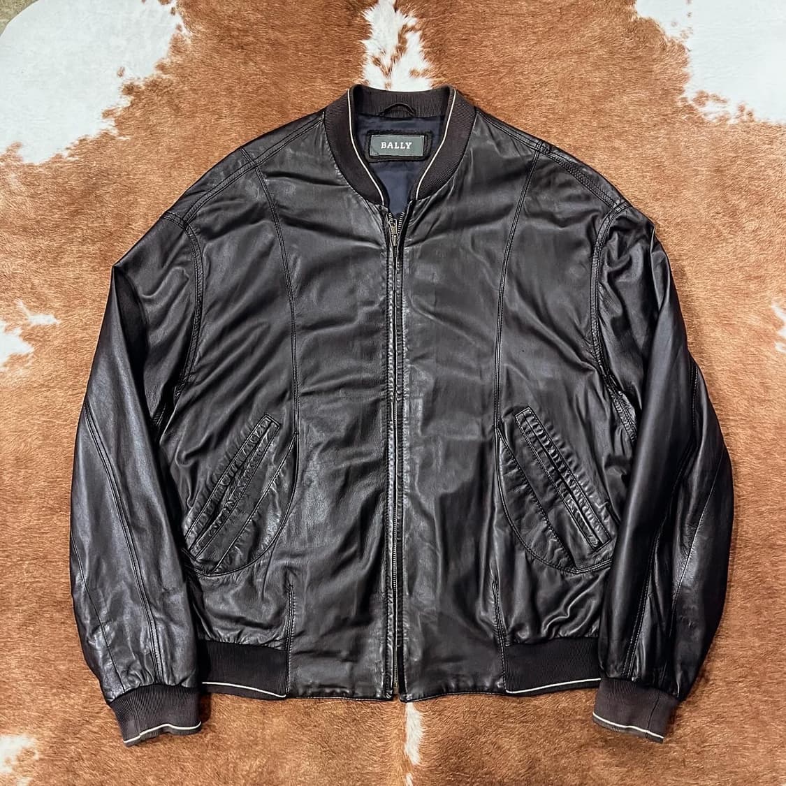 Vintage BALLY leather jacket | 후루츠패밀리