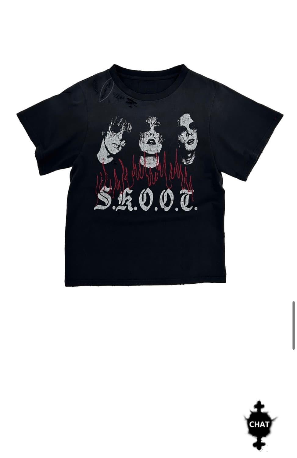 SKOOT DECAY LONG SLEEVE 2 y2k（Woxlica Cotton Y2K Shirts