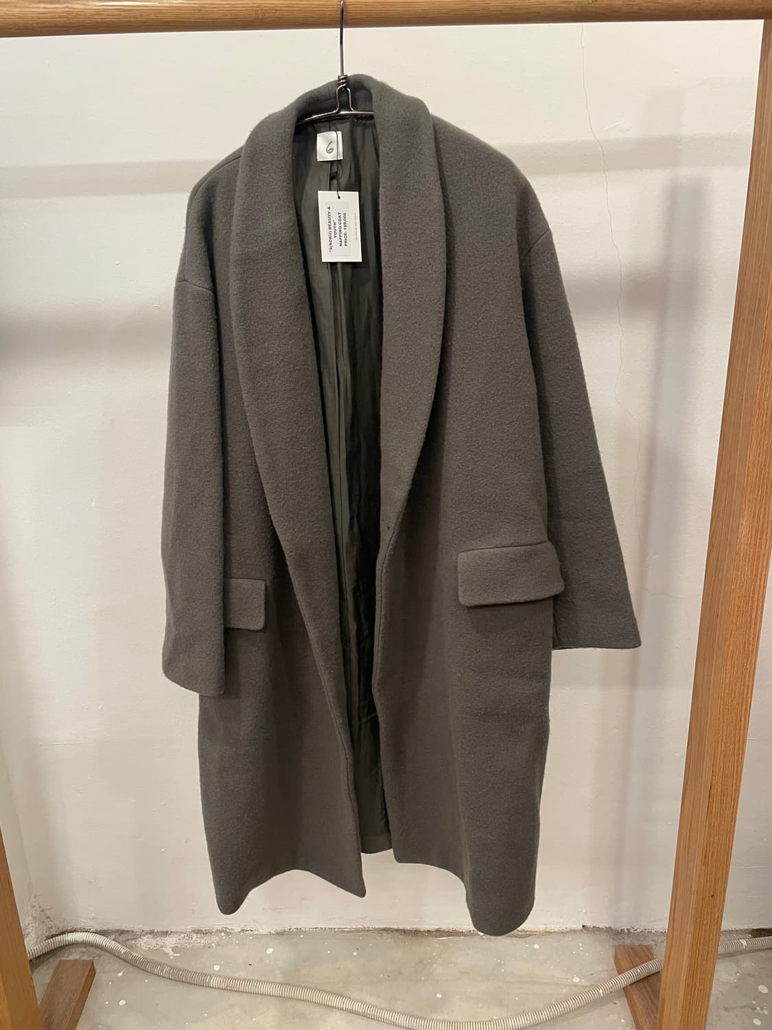 ROKU 6 BEAUTY&YOUTH NAPPING COAT ナッピング加工 定価64900円 コート カーキ レディース ロクビューティアンドユース【中古】4-1204A▲ ROKU 6 BEAUTY&YOUTH NAPPING COAT ナッピング加工 定価64900円 コート