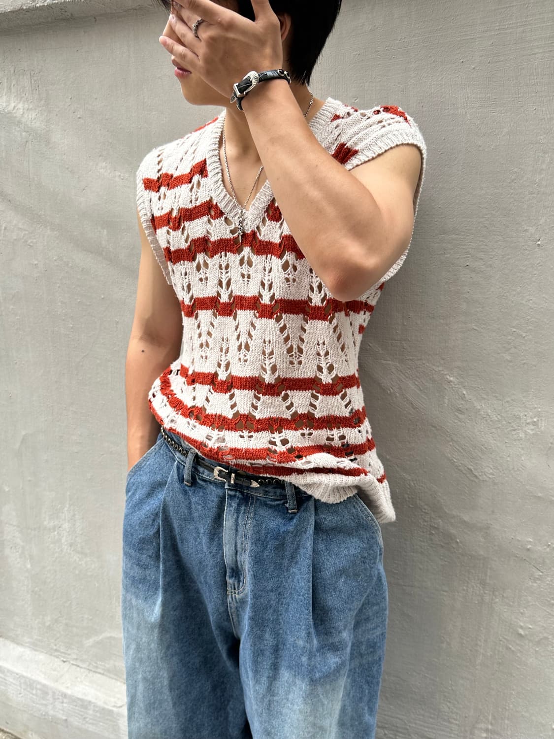 Our legacy zigzag stripe vest | 후루츠패밀리