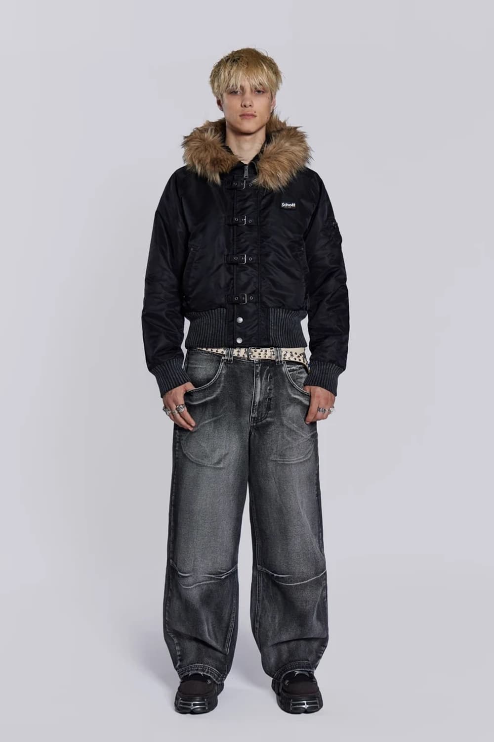 JADED LONDON Black Jet Jacket