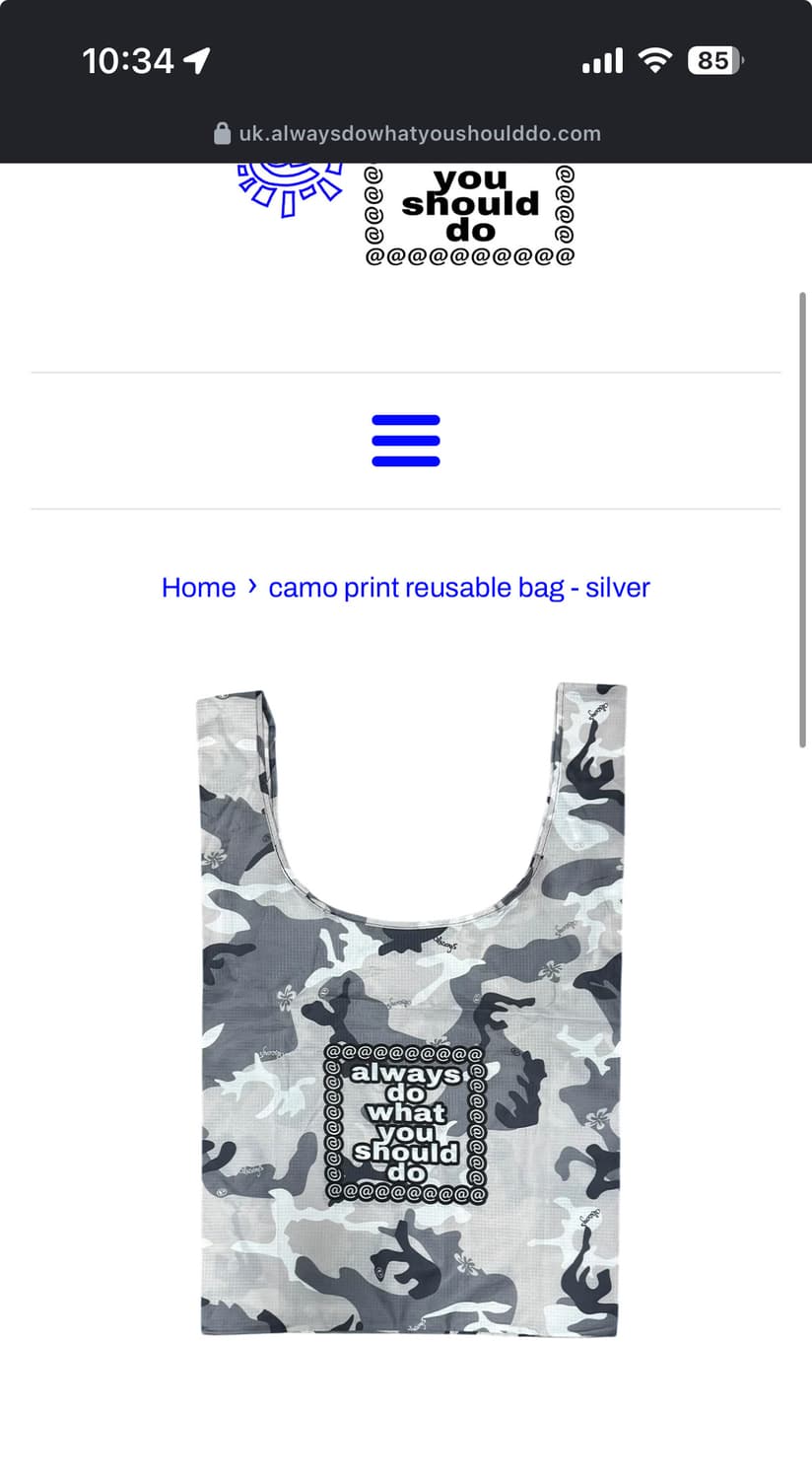 バッグ Always Do What You Should Do always do what you should do bag | 후루츠패밀리